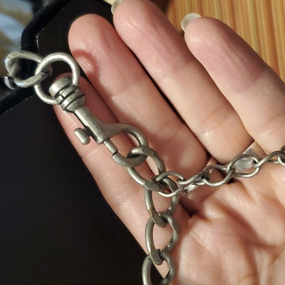 Vintage Pewter charm necklace - Picture 4 of 5